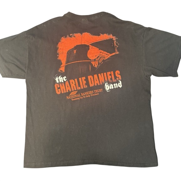 Charlie Daniels Band T Shirt Truckers XL Black - Picture 2 of 7